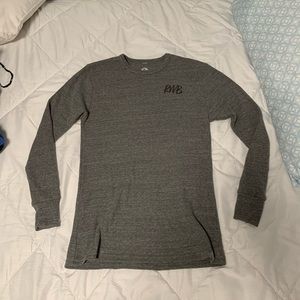 RWB apparel (flag on back) waffle knit long sleeve